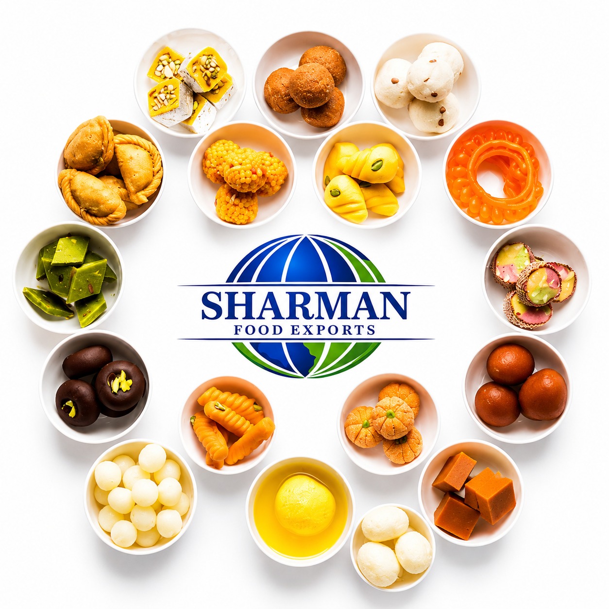 Sharman Food Exports Pvt Ltd | Authentic Indian Sweets & Snacks Exporter